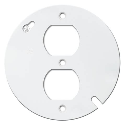 round electrical box covers|round ceiling outlet cover plate.